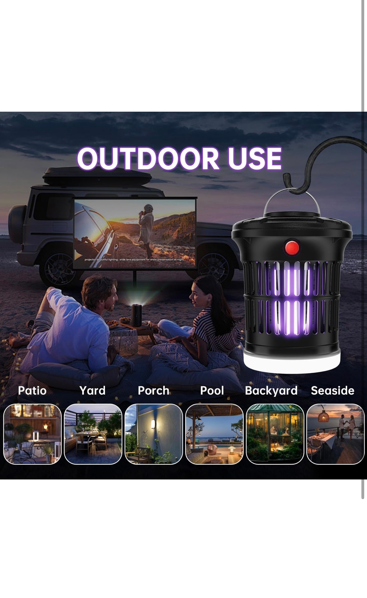 Outdoor bug zapper